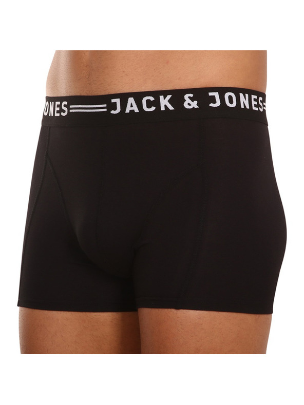 Jack & Jones Sada tří černých boxerek Jack & Jones Sense