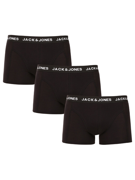 Jack & Jones Sada tří černých boxerek Jack & Jones Anthony