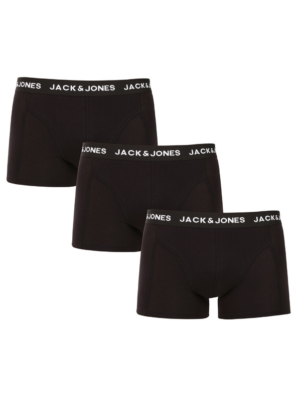 Jack & Jones Sada tří černých boxerek Jack & Jones Anthony