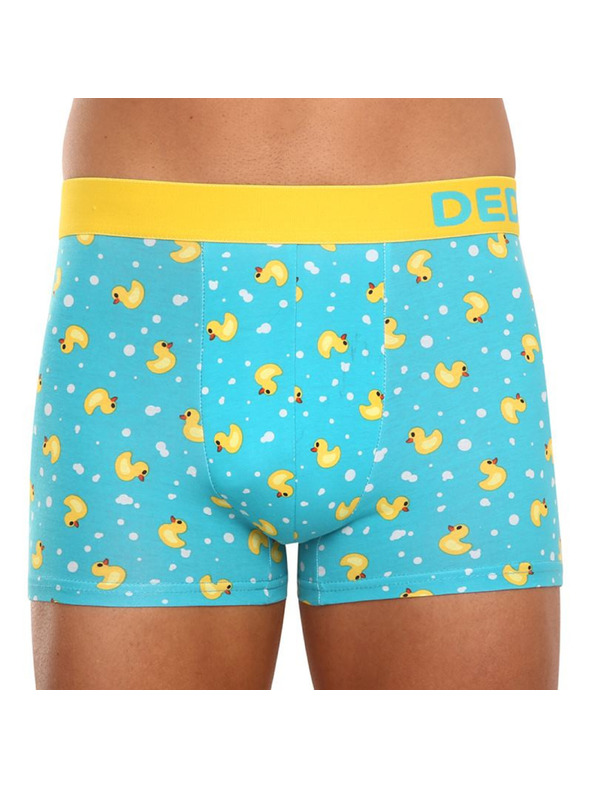 Dedoles Světle modré veselé pánské boxerky Dedoles Kačenky