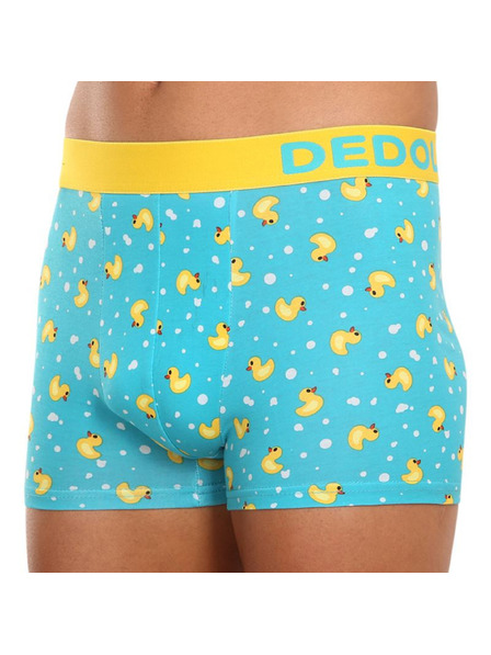 Dedoles Světle modré veselé pánské boxerky Dedoles Kačenky