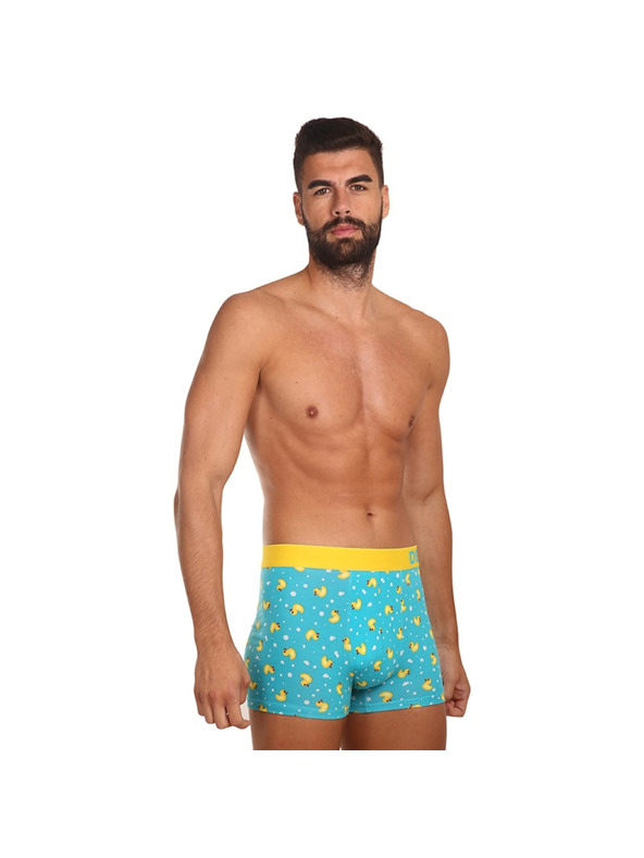 Dedoles Světle modré veselé pánské boxerky Dedoles Kačenky