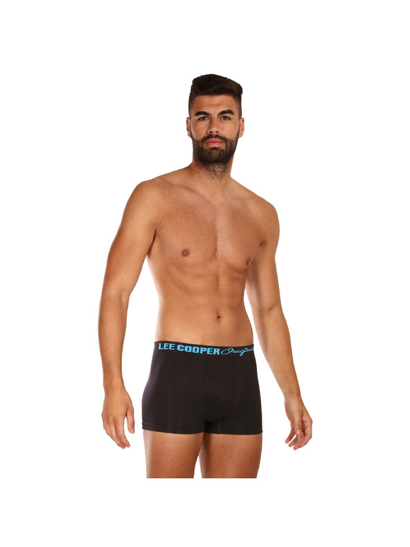 Lee Cooper Sada pěti párů pánských boxerek v černé barvě Lee Cooper