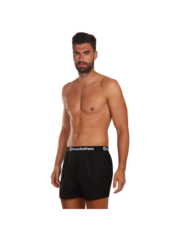Horsefeathers Pánské boxerky černé 3P HorsefeathersHorsefeathers