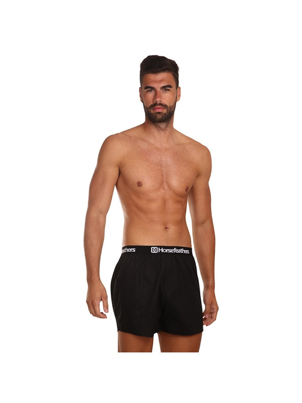 Horsefeathers Pánské boxerky černé 3P HorsefeathersHorsefeathers
