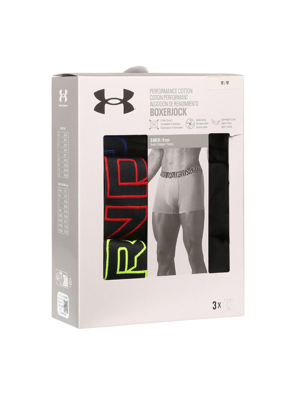 Under Armour Pánské boxerky Under Armour M UA Perf Cotton 3in (3ks)