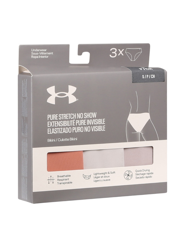 Under Armour Dámské kalhotky Under Armour UA Pure Stretch NS BKN (3ks)