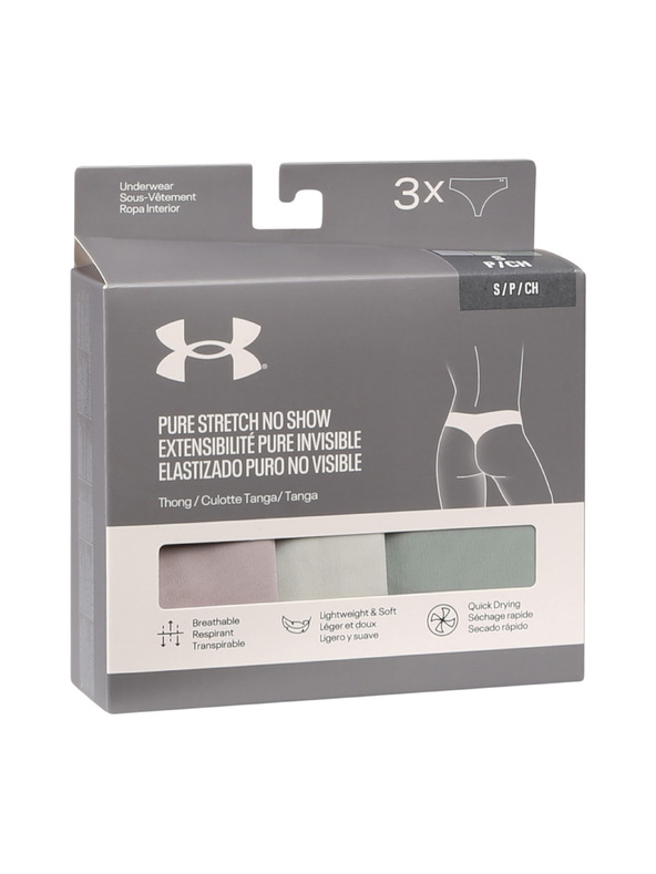 Under Armour Dámské kalhotky Under Armour UA Pure Stretch NS THONG (3ks)