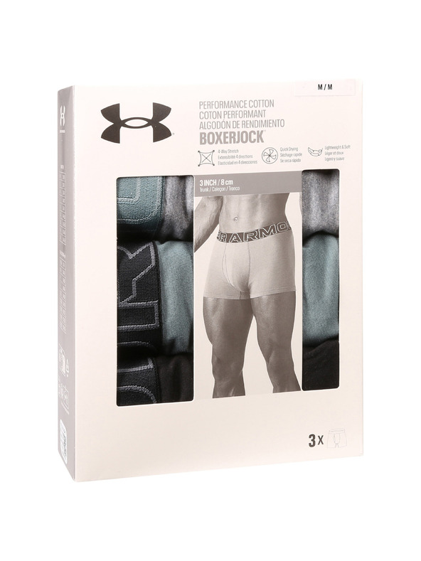 Under Armour Pánské boxerky Under Armour M UA Perf Cotton 3in - 3pk