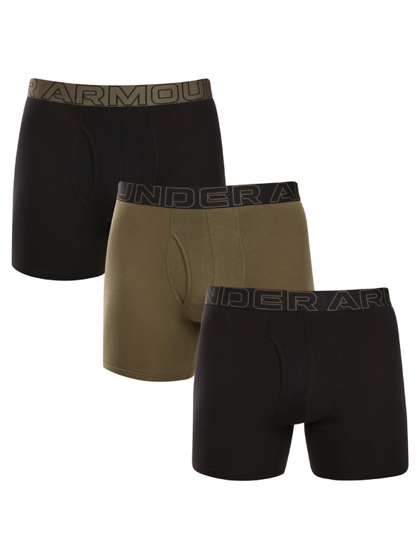 Under Armour Pánské boxerky Under Armour M UA Perf Cotton 6in (3ks)