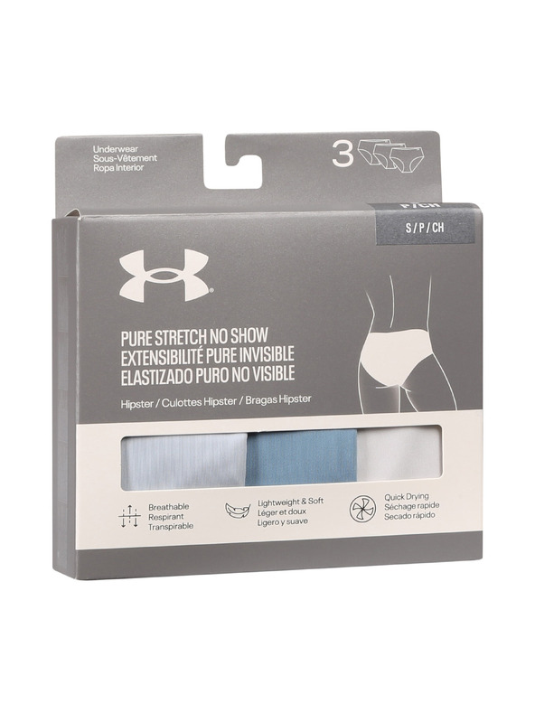 Under Armour Dámské kalhotky Under Armour UA Pure Stretch NS HIP - 3pk