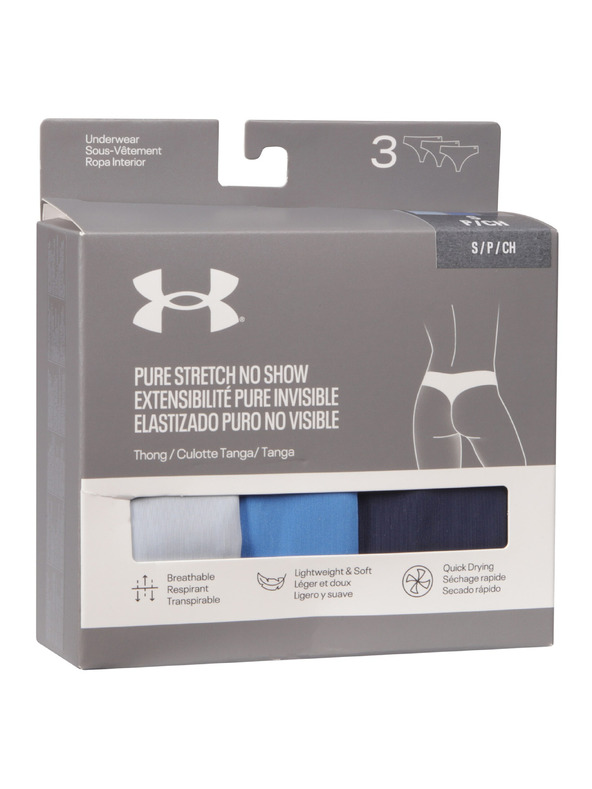 Under Armour Dámské tanga Under Armour UA Pure Stretch NS (3ks)