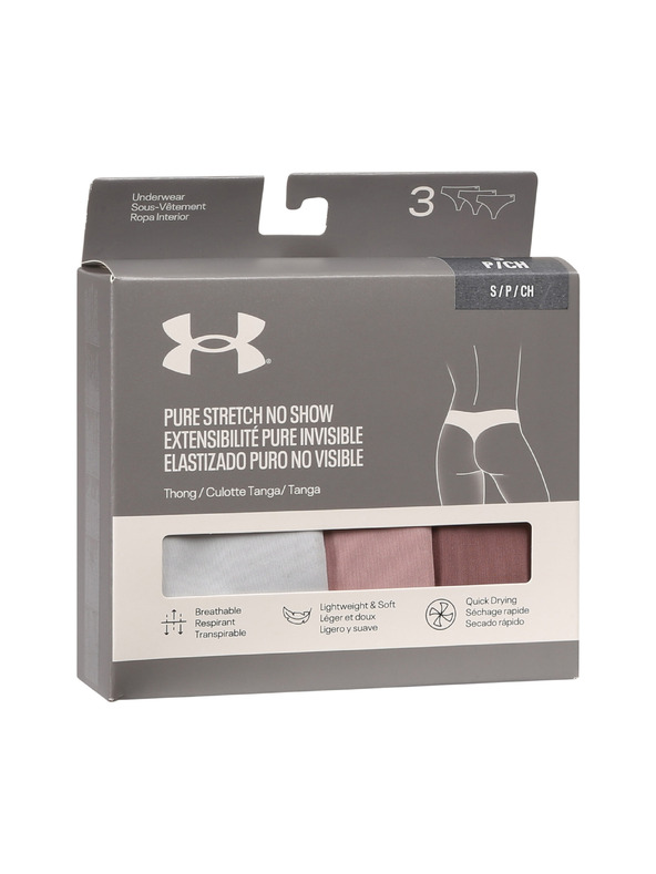 Under Armour Dámské tanga Under Armour UA Pure Stretch NS (3ks)