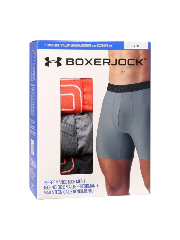 Under Armour Pánské boxerky Under Armour Ua Performance Tech Mesh - Solid 6in -