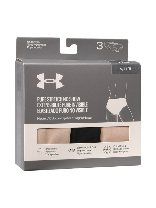 Under Armour Dámské kalhotky Under Armour Ua Pure Stretch No Show Hipster-Solid -