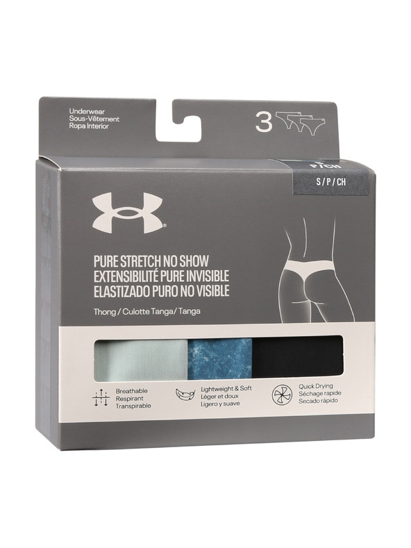 Under Armour Dámské tanga Under Armour Ua Pure Stretch No Show Thong -Print -