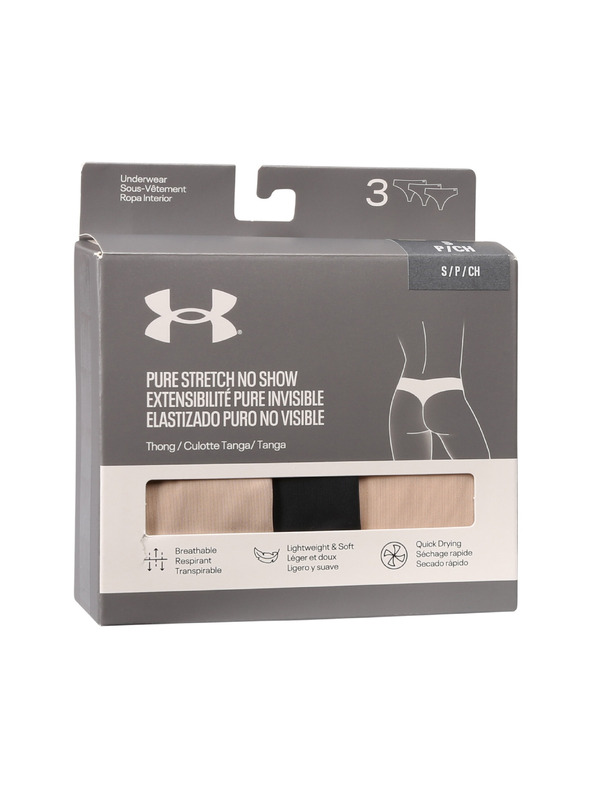 Under Armour Dámské tanga Under Armour Ua Pure Stretch No Show Thong -Solid -