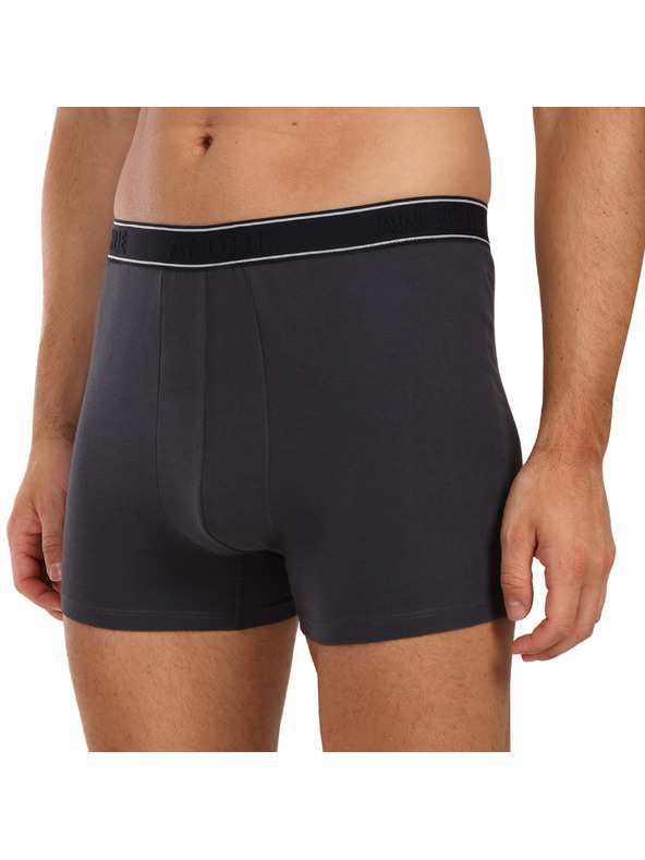 andrie Pánské boxerky Andrie vícebarevné (PS 5828/dark black)
