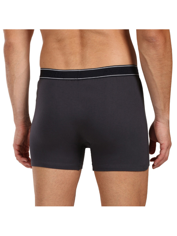 andrie Pánské boxerky Andrie vícebarevné (PS 5828/dark black)