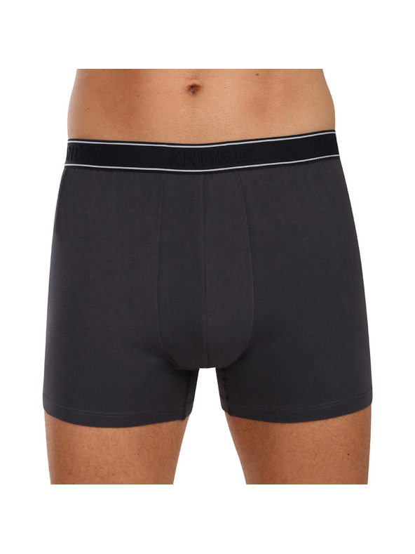 andrie Pánské boxerky Andrie vícebarevné (PS 5828/dark black)