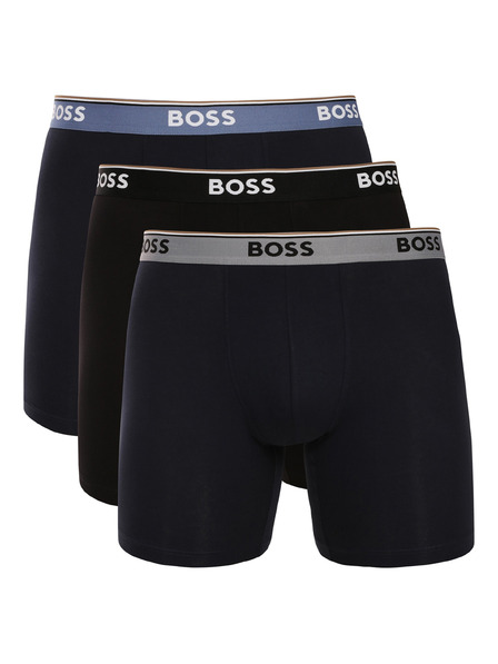 BOSS Sada tří - pánské boxerky BOSS černé
