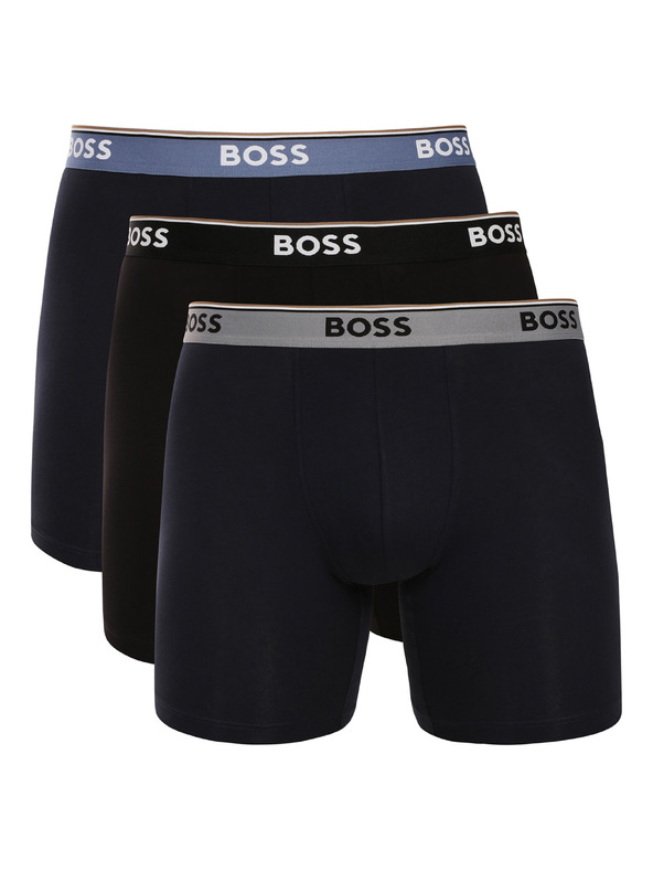 BOSS Sada tří - pánské boxerky BOSS černé