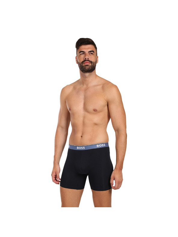 BOSS Sada tří - pánské boxerky BOSS černé