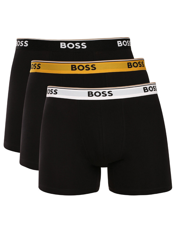 BOSS Sada tří - pánské boxerky BOSS černé