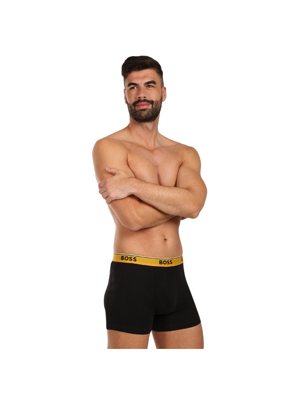 BOSS Sada tří - pánské boxerky BOSS černé