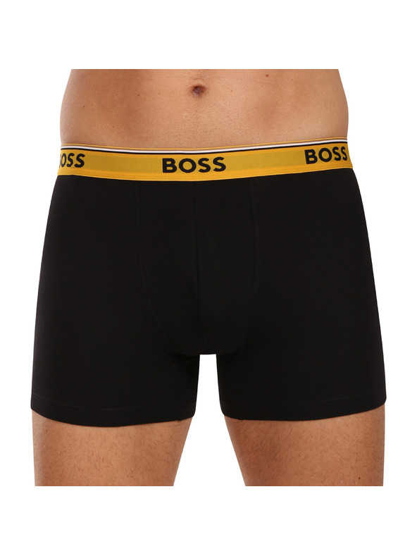 BOSS Sada tří - pánské boxerky BOSS černé
