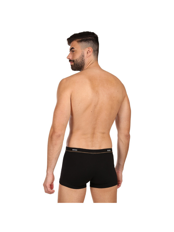 BOSS Sada pěti - pánské boxerky BOSS černé