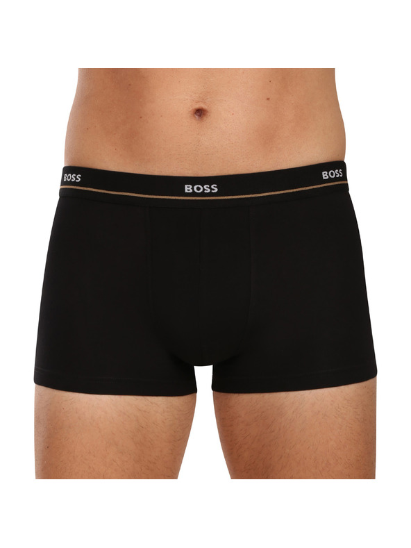 BOSS Sada pěti - pánské boxerky BOSS černé