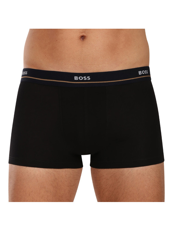 BOSS Sada pěti - pánské boxerky BOSS černé