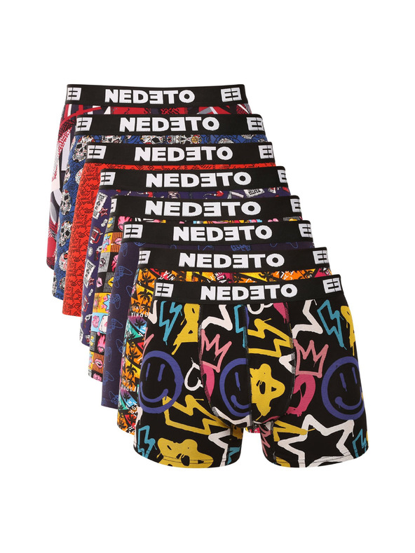 Nedeto Sada osmi - pánské boxerky Nedeto vícebarevné