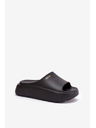 BIG STAR SHOES Dámské pěnové pantofle na platformě Big Star – černé