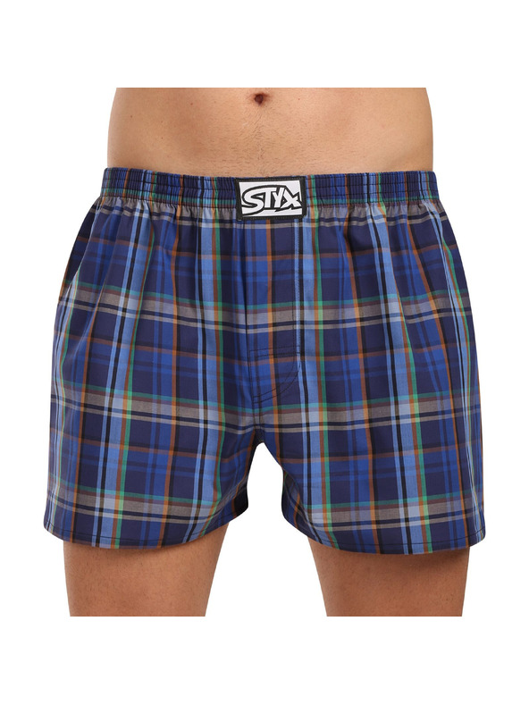 Styx Sada deseti - pánské trenky Styx klasická guma vícebarevné