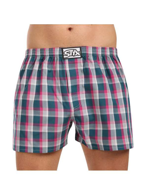 Styx Sada deseti - pánské trenky Styx klasická guma vícebarevné