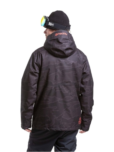 Meatfly Meatfly pánská SNB & SKI bunda Shader Morph Black