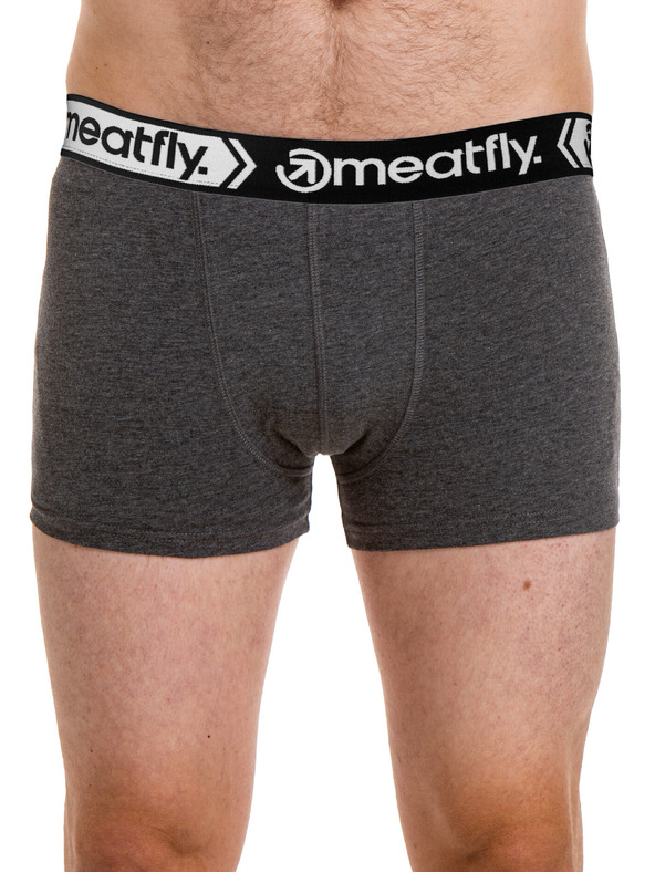 Meatfly Meatfly pánské boxerky Balboa Boxershorts Four Pack Black/Grey Heather