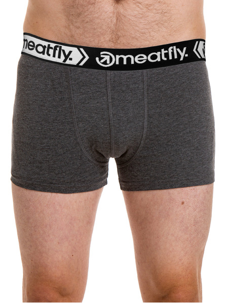 Meatfly Meatfly pánské boxerky Balboa Boxershorts Four Pack Black/Grey Heather