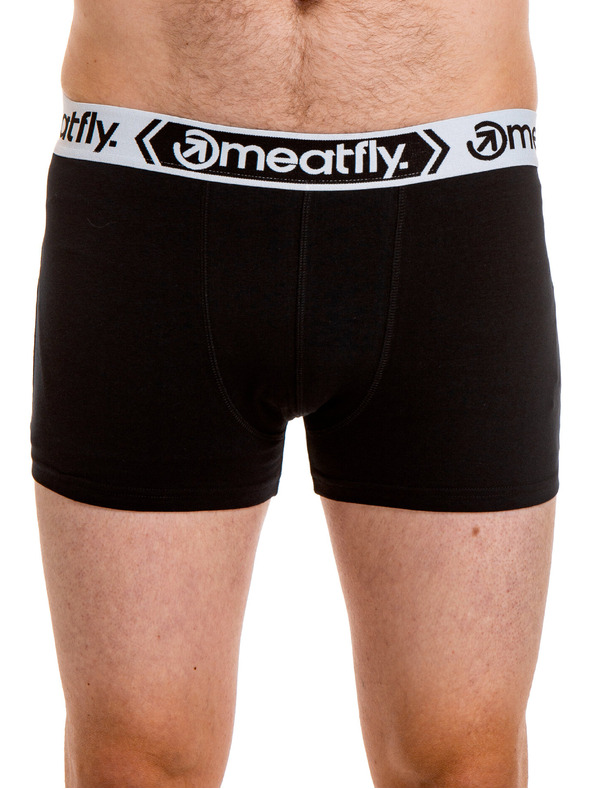 Meatfly Meatfly pánské boxerky Balboa Boxershorts Four Pack Black/Grey Heather