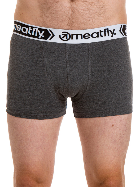 Meatfly Meatfly pánské boxerky Balboa Boxershorts Four Pack Black/Grey Heather