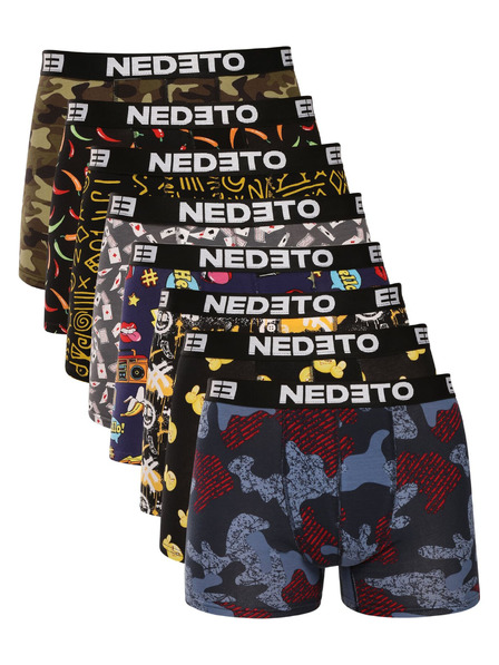 Nedeto Sada osmi - pánské boxerky Nedeto vícebarevné