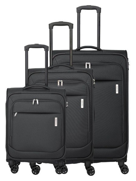 Travelite Sada cestovních kufrů Travelite Priego S,M,L Anthracite