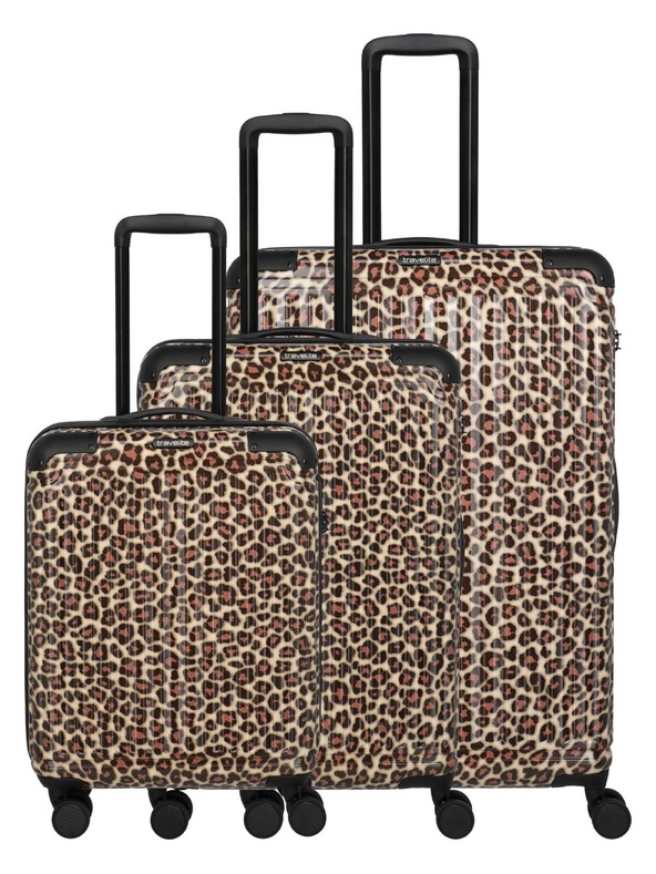 Travelite Sada cestovních kufrů Travelite Cruise S,M,L Leopard