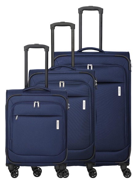 Travelite Sada cestovních kufrů Travelite Priego S,M,L Navy