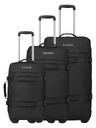 Travelite Sada cestovních kufrů Travelite Bolonia Wheeled Duffle S,M,L Black