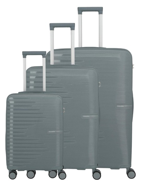 Travelite Sada cestovních kufrů Travelite Pacific S,M,L Anthracite