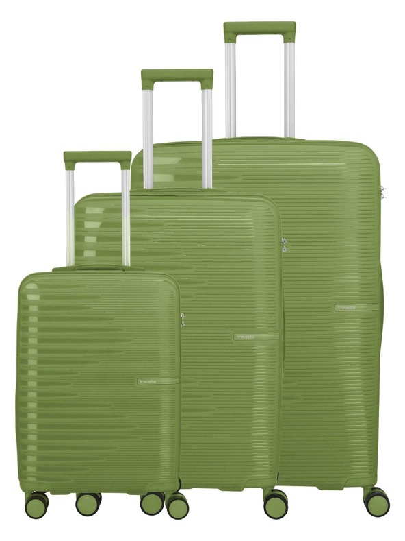 Travelite Sada cestovních kufrů Travelite Pacific S,M,L Olive
