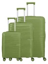 Travelite Sada cestovních kufrů Travelite Pacific S,M,L Olive